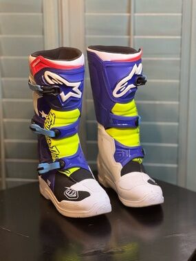 Alpinestars Tech 3 MX Boots, Troy Lee Designs Size 12